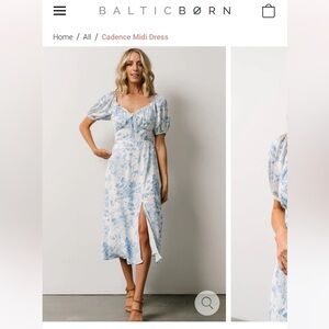Baltic Born NWT Cadence Midi Dress